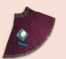 Gopi Skirt Set Purple and Teal - Size MEDIUM